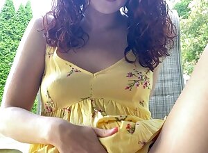 Awesome Amateur teen blonde toying pussy