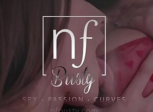 Amazing busty blonde teen getting her pussy licked