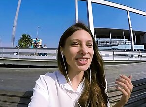 Teen Cute Italian Brunette Solo At