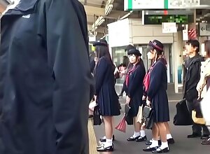 Japanese teen loving hardcore group sex