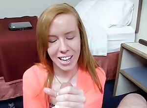 Strokies Ginger teen Kierra Wilde jerking cock